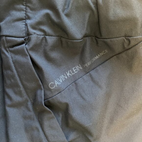 NWOT Cropped Black Calvin‎ Klein Performance Pants Women's Size Large - Picture 3 of 6